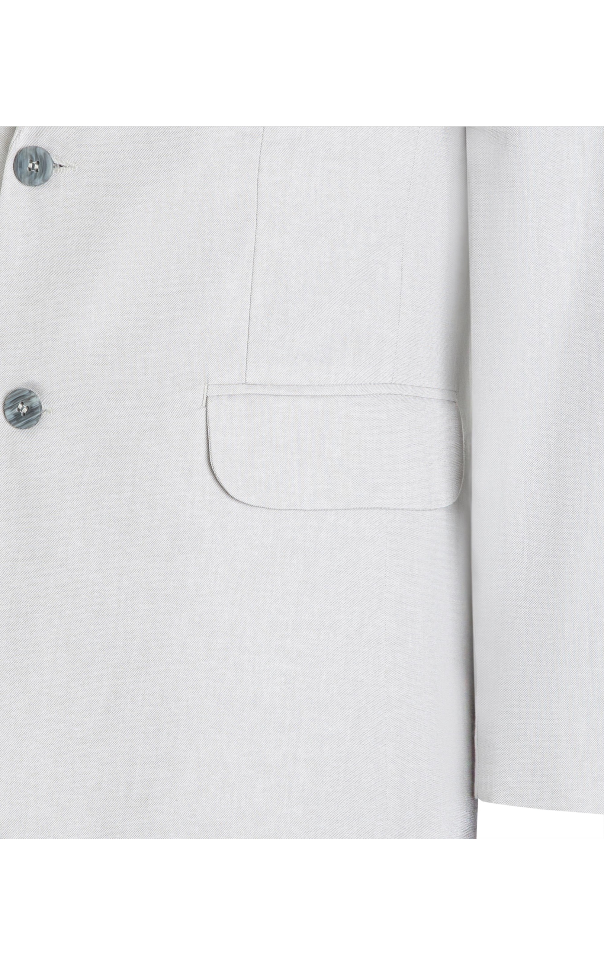 Blazer Oxford Cinza Claro