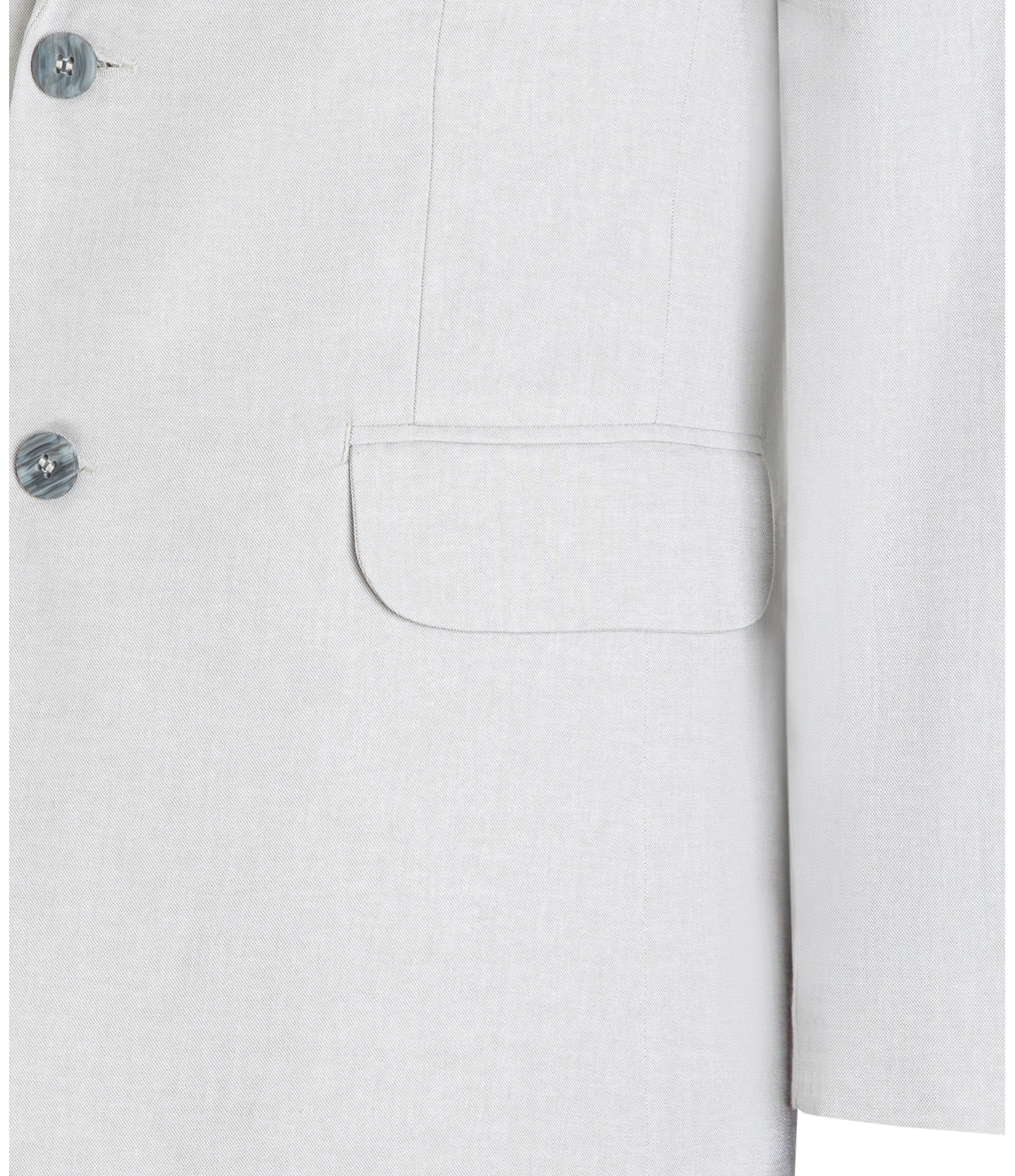 Blazer Oxford Cinza Claro