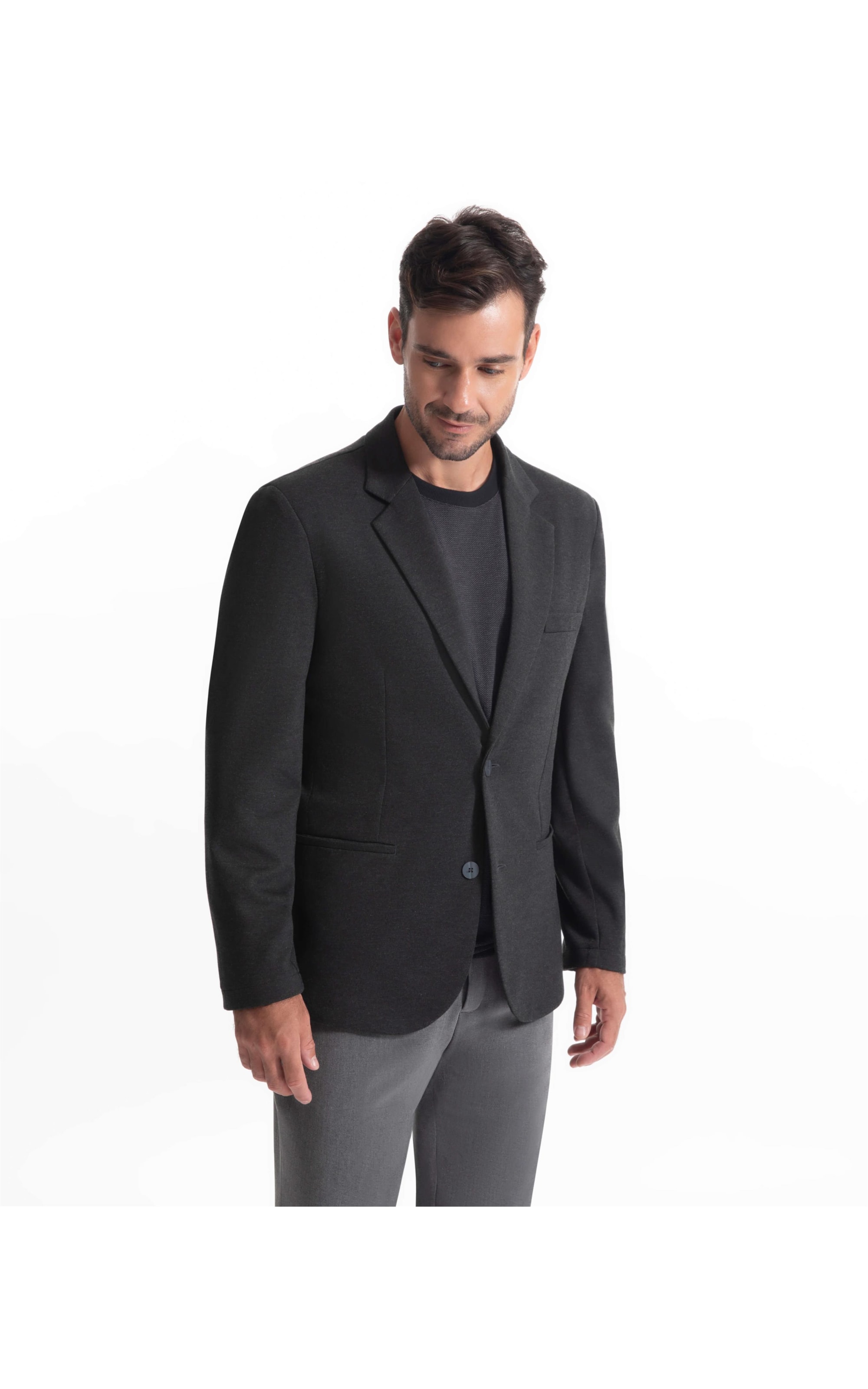 Blazer Ponto Roma Mescla Chumbo Mescla