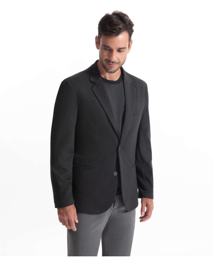 Blazer Ponto Roma Mescla Chumbo Mescla