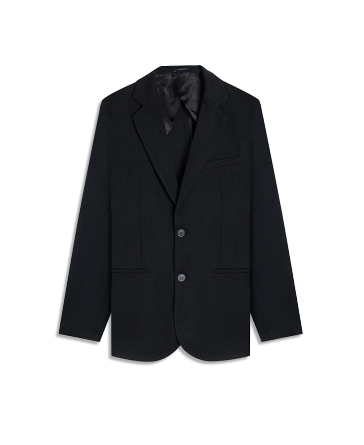 Blazer Ponto Roma Mescla Preto Mescla