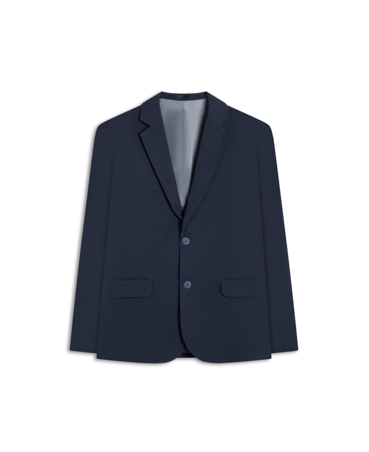Blazer Seersucker Marinho