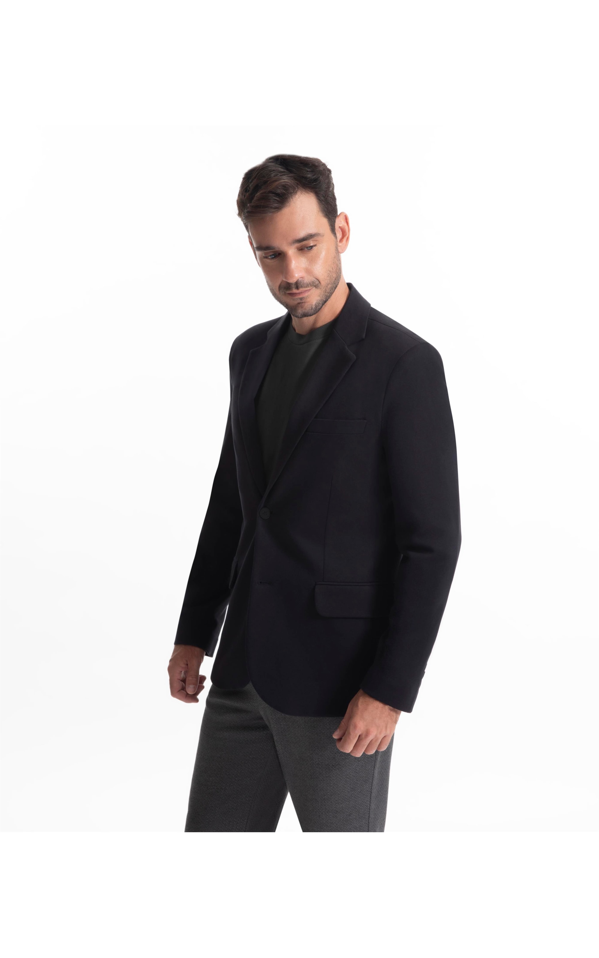 Blazer Suedine Gump Preto