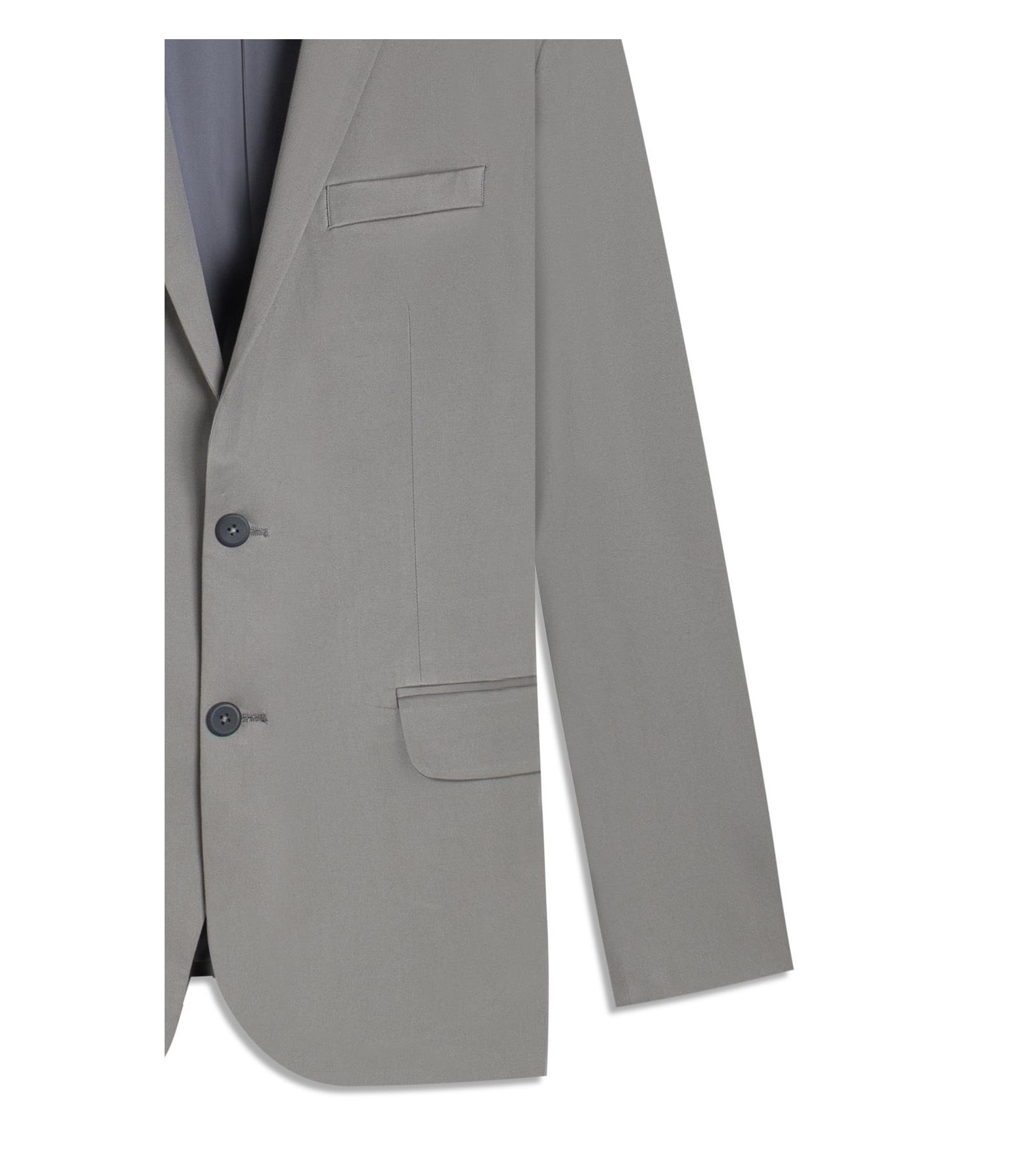 Blazer Twill Setta Cinza Medio