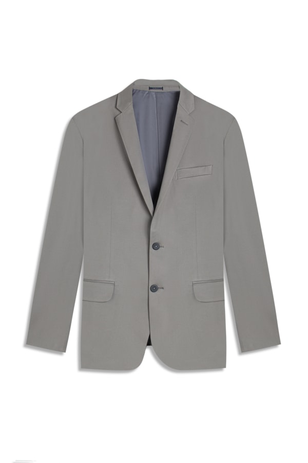 Blazer Twill Setta Cinza Medio