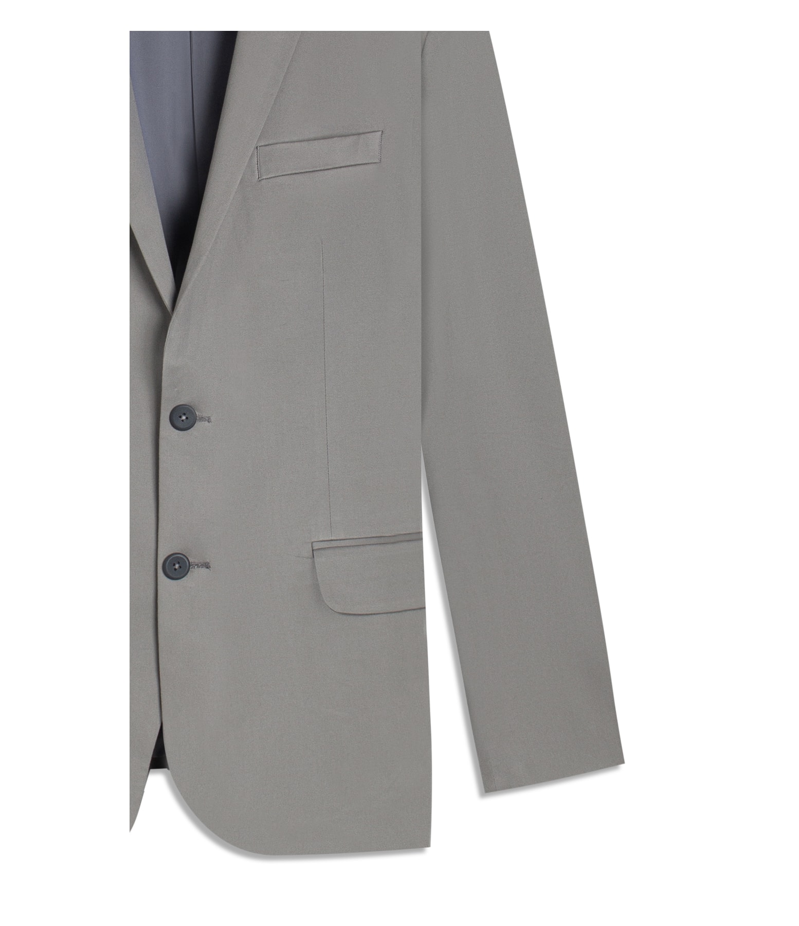 Blazer Twill Setta Cinza Medio