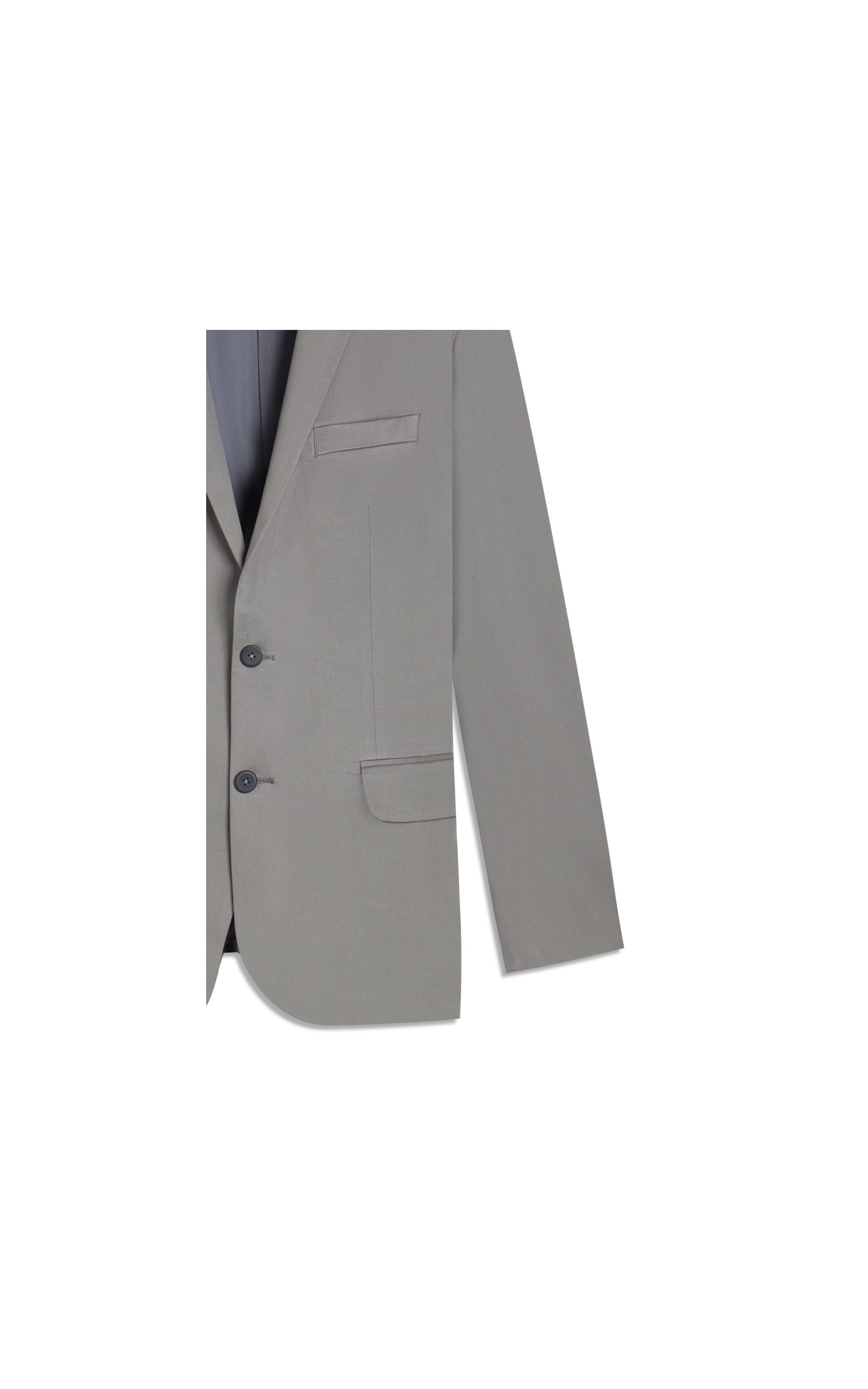Blazer Twill Setta Cinza Medio