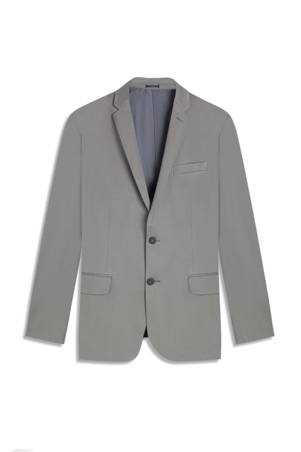 Blazer Twill Setta Cinza Medio