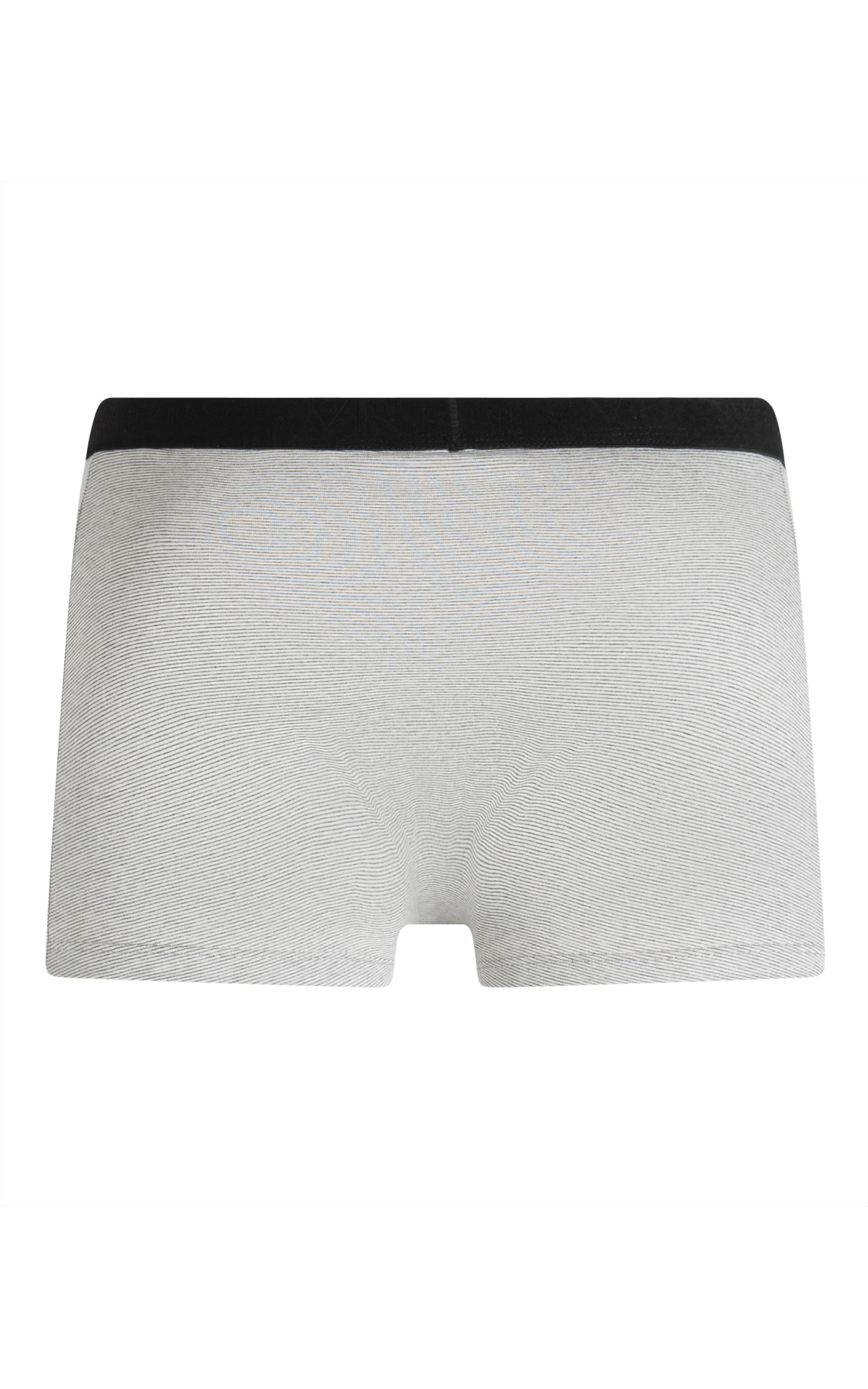 Boxer Basica Com Abertura Cinza Mescla
