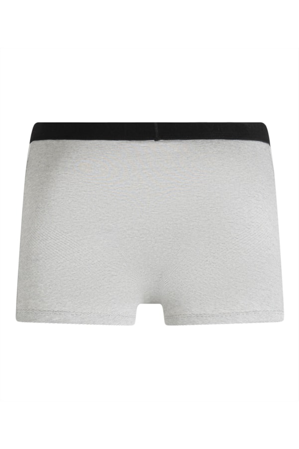 Boxer Basica Com Abertura Cinza Mescla