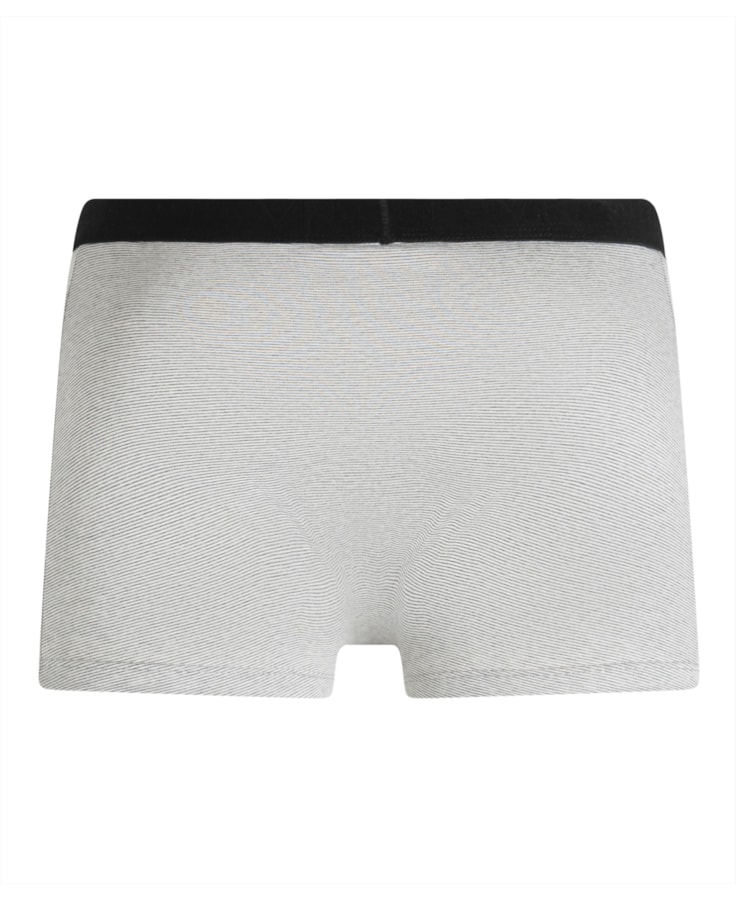 Boxer Basica Com Abertura Cinza Mescla