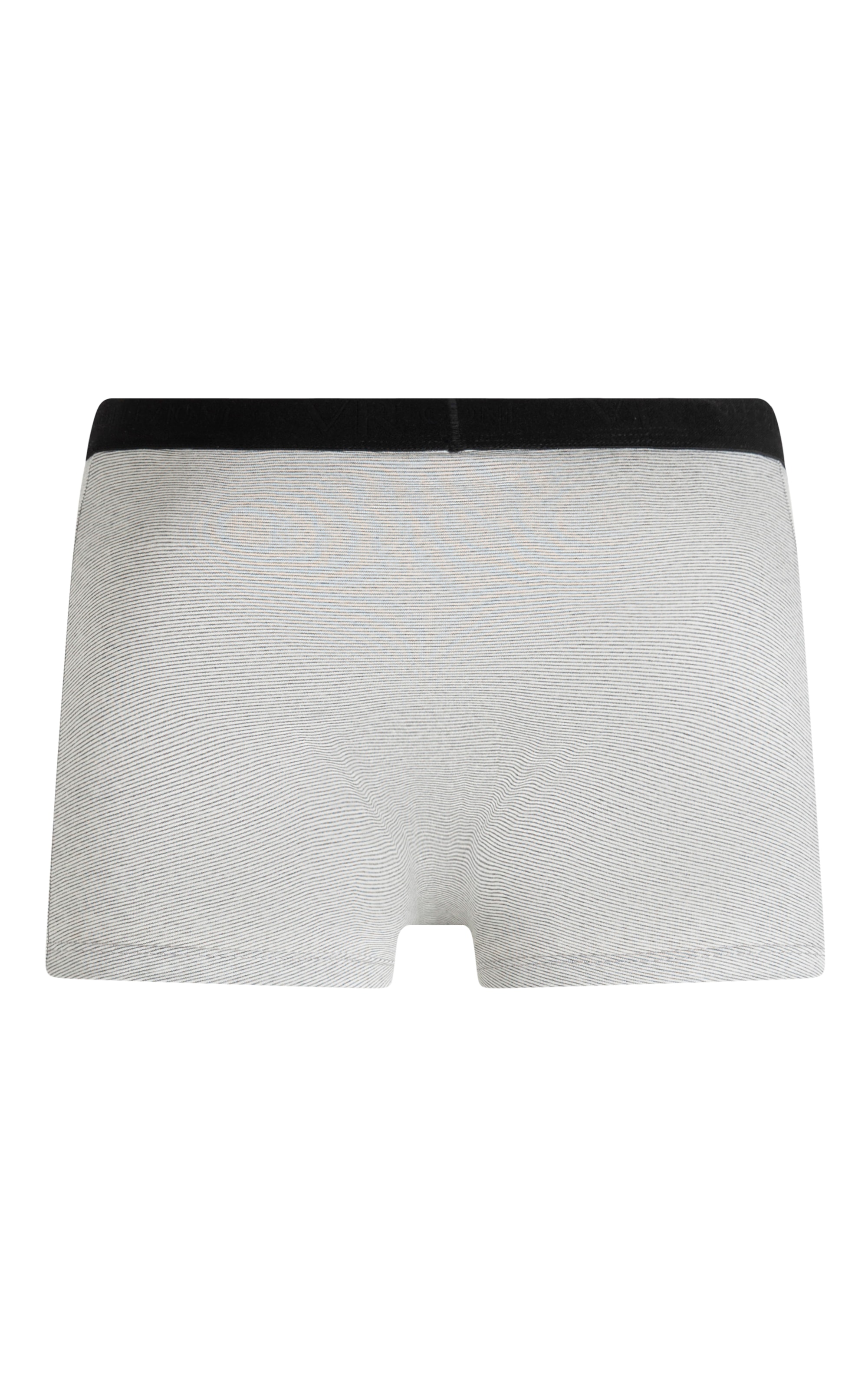Boxer Basica Com Abertura Cinza Mescla