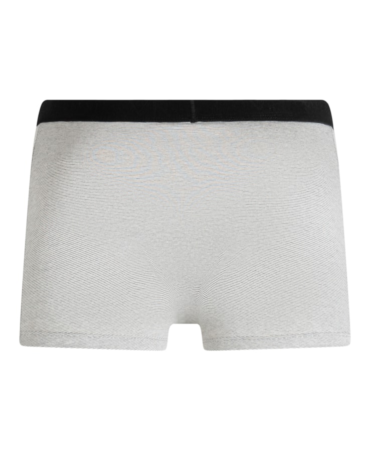 Boxer Basica Com Abertura Cinza Mescla