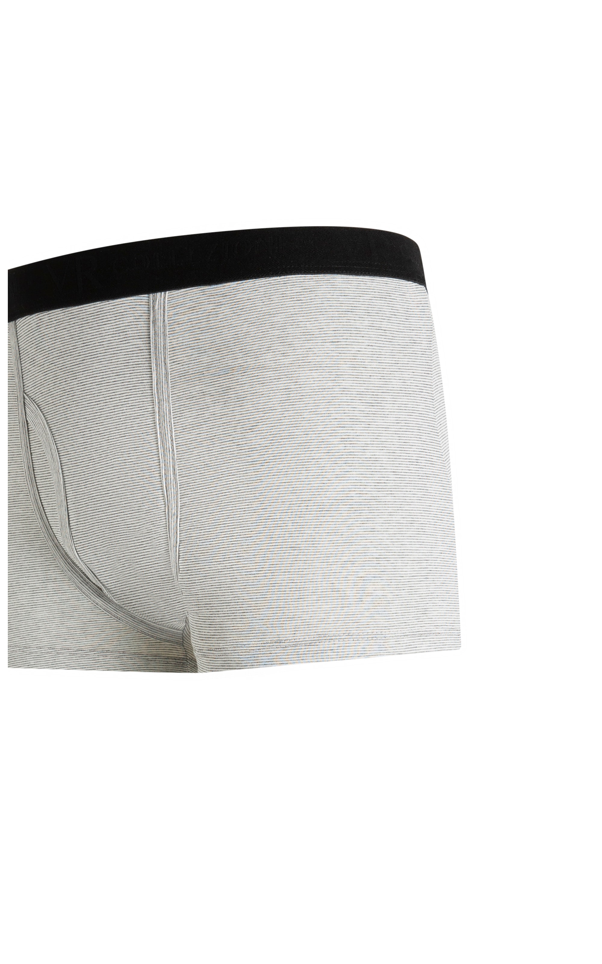 Boxer Basica Com Abertura Cinza Mescla