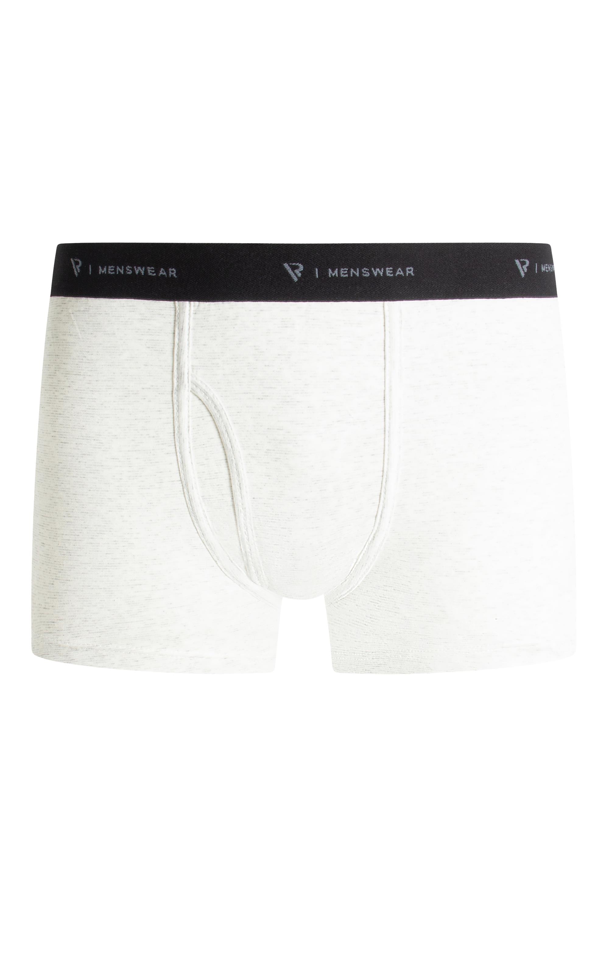 Boxer Básica Mescla Cinza Mescla