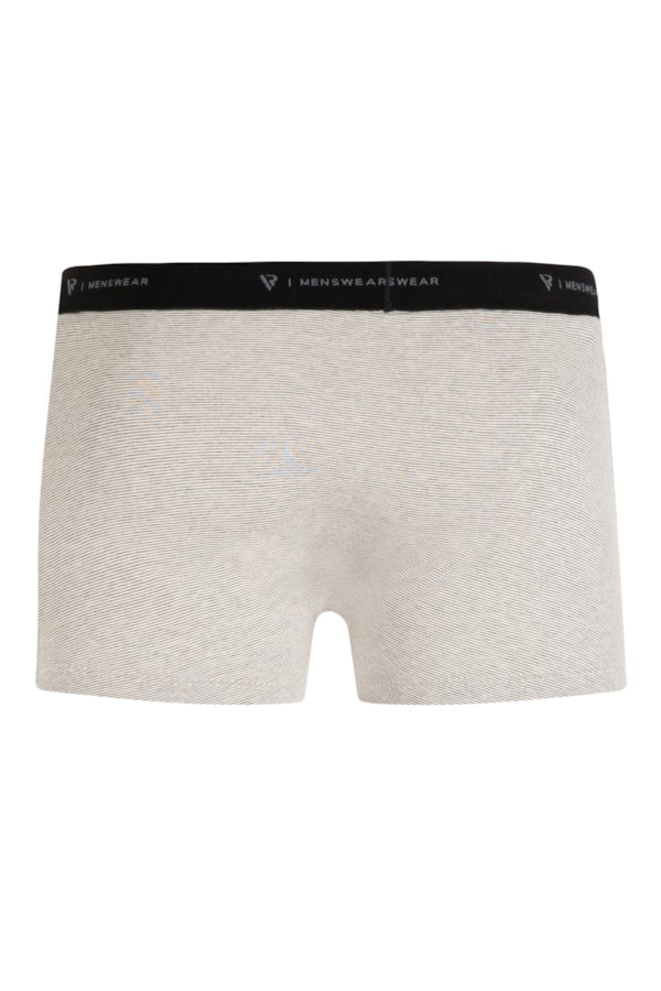 Boxer Basica Mescla Melange Preto Mescla