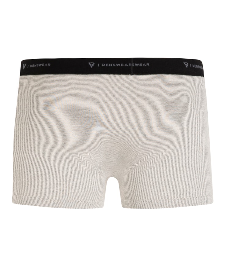 Boxer Basica Mescla Melange Preto Mescla