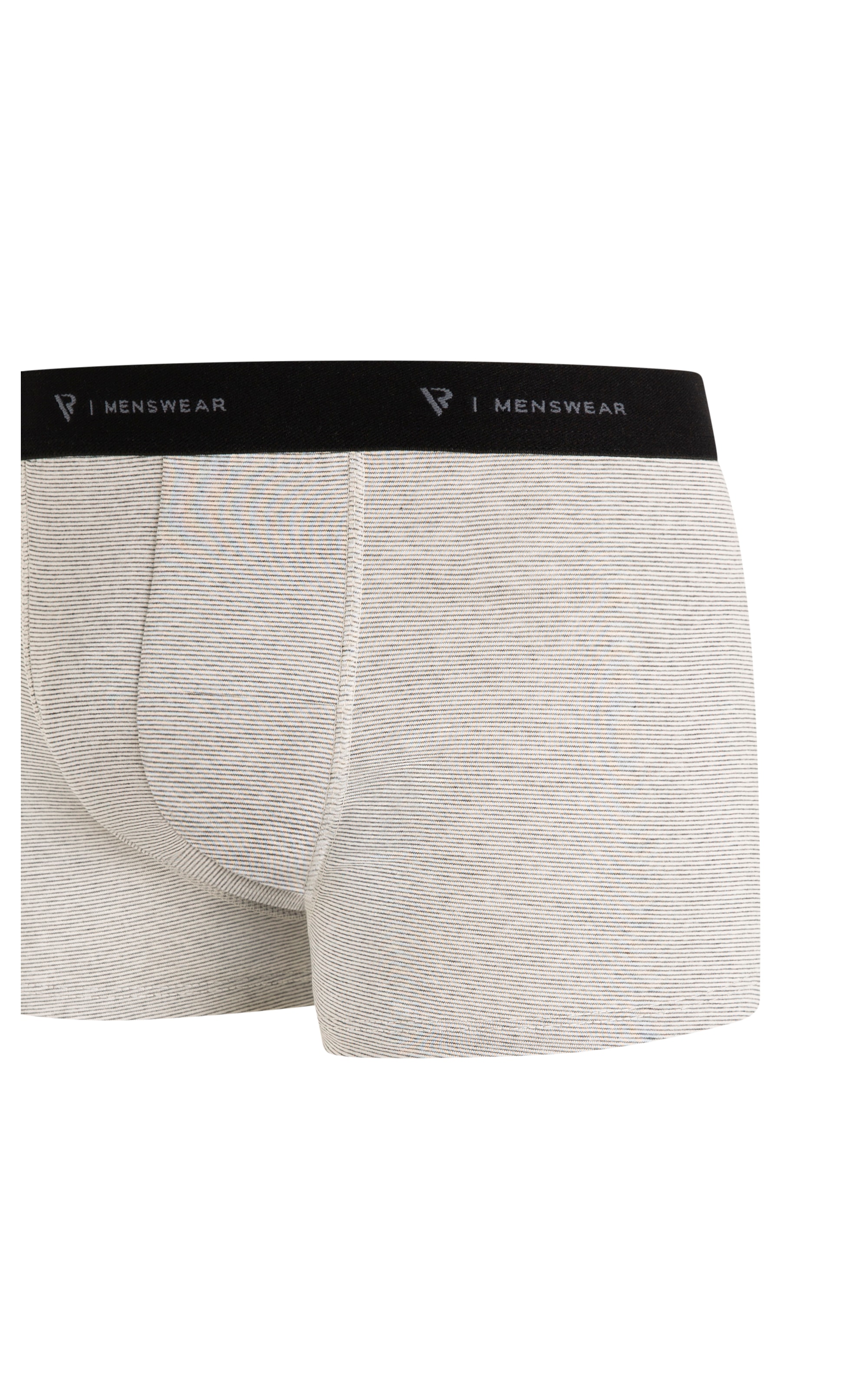 Boxer Basica Mescla Melange Preto Mescla