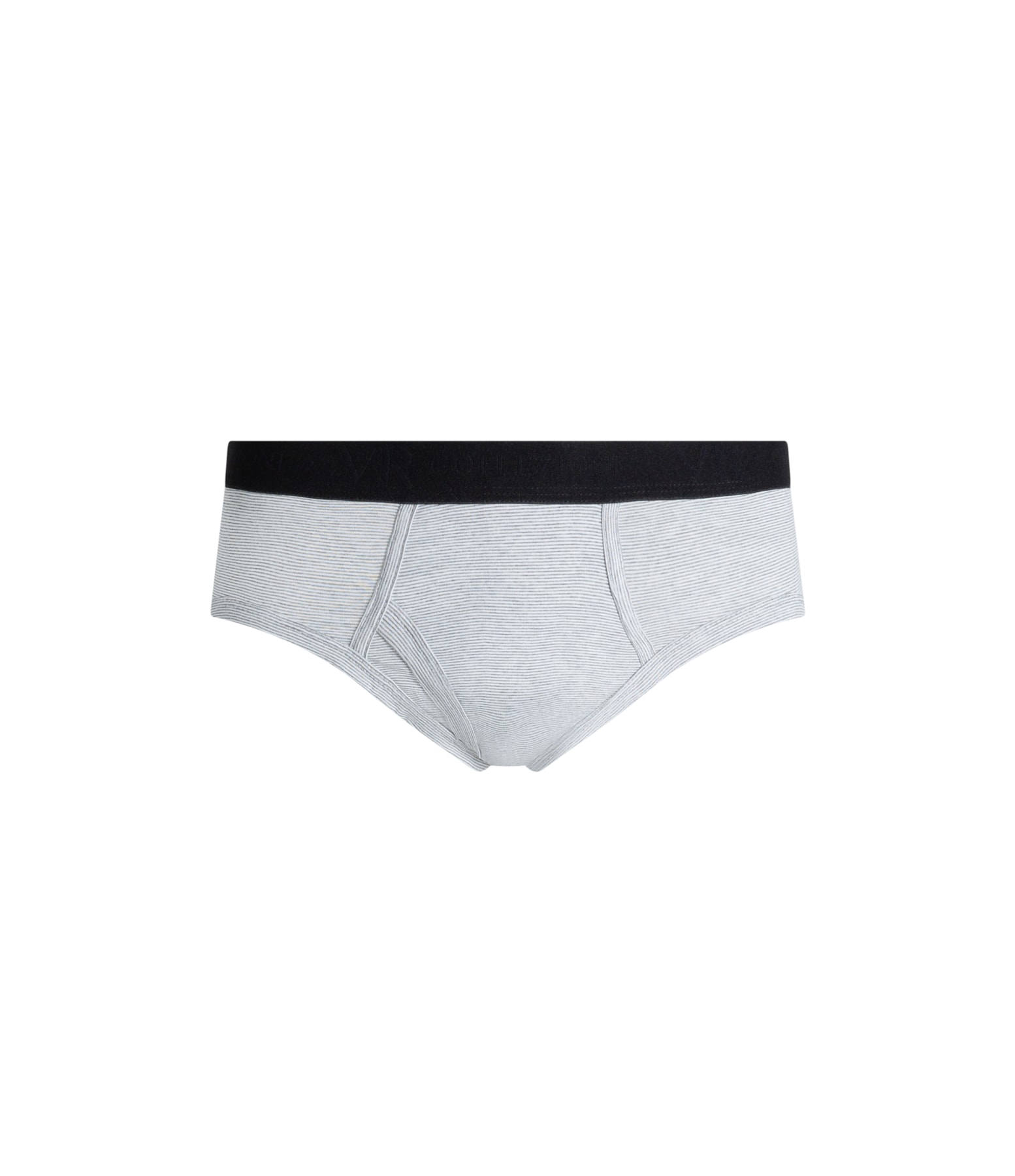 Boxer Curta Stripes Cinza Mescla