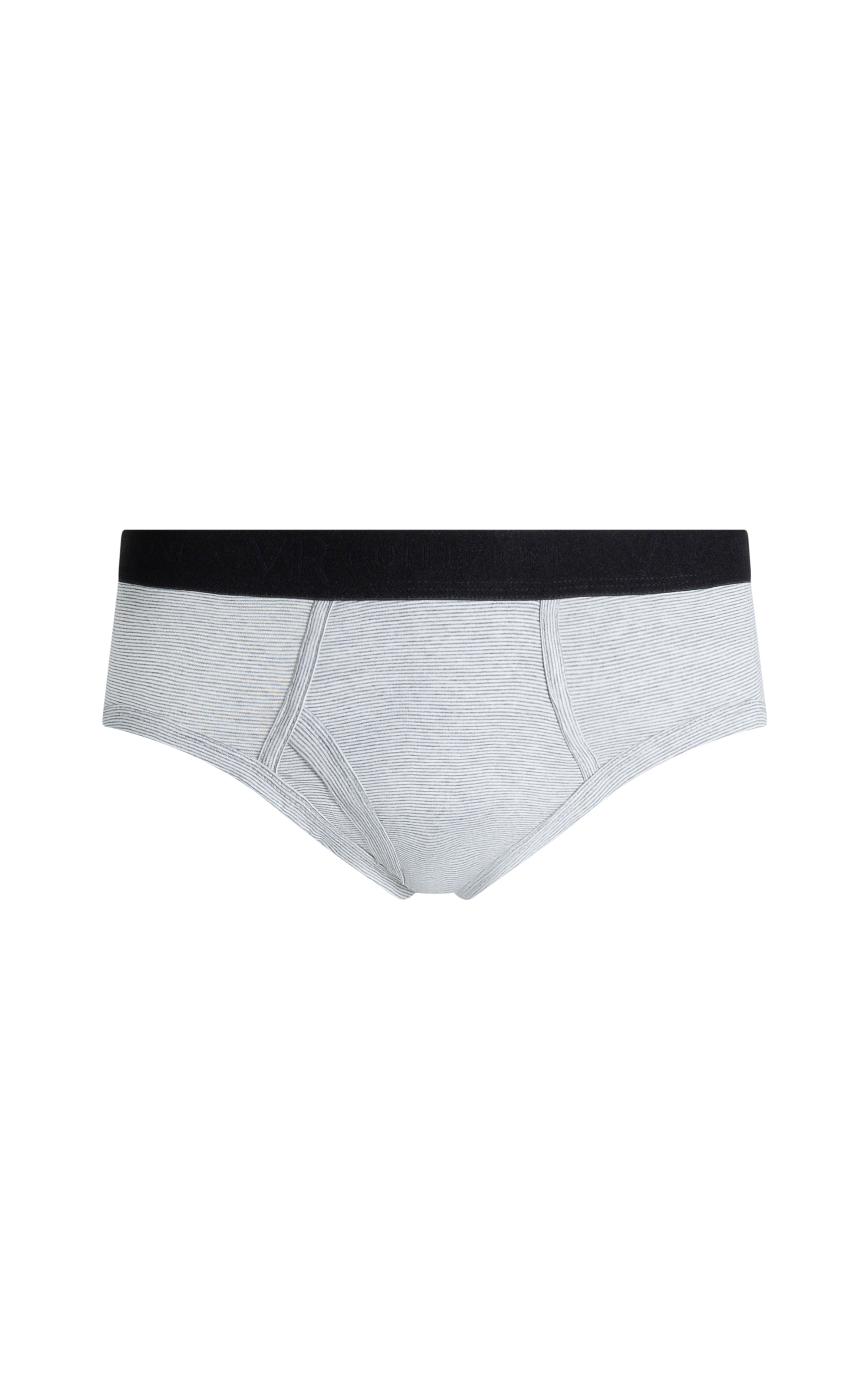 Boxer Curta Stripes Cinza Mescla
