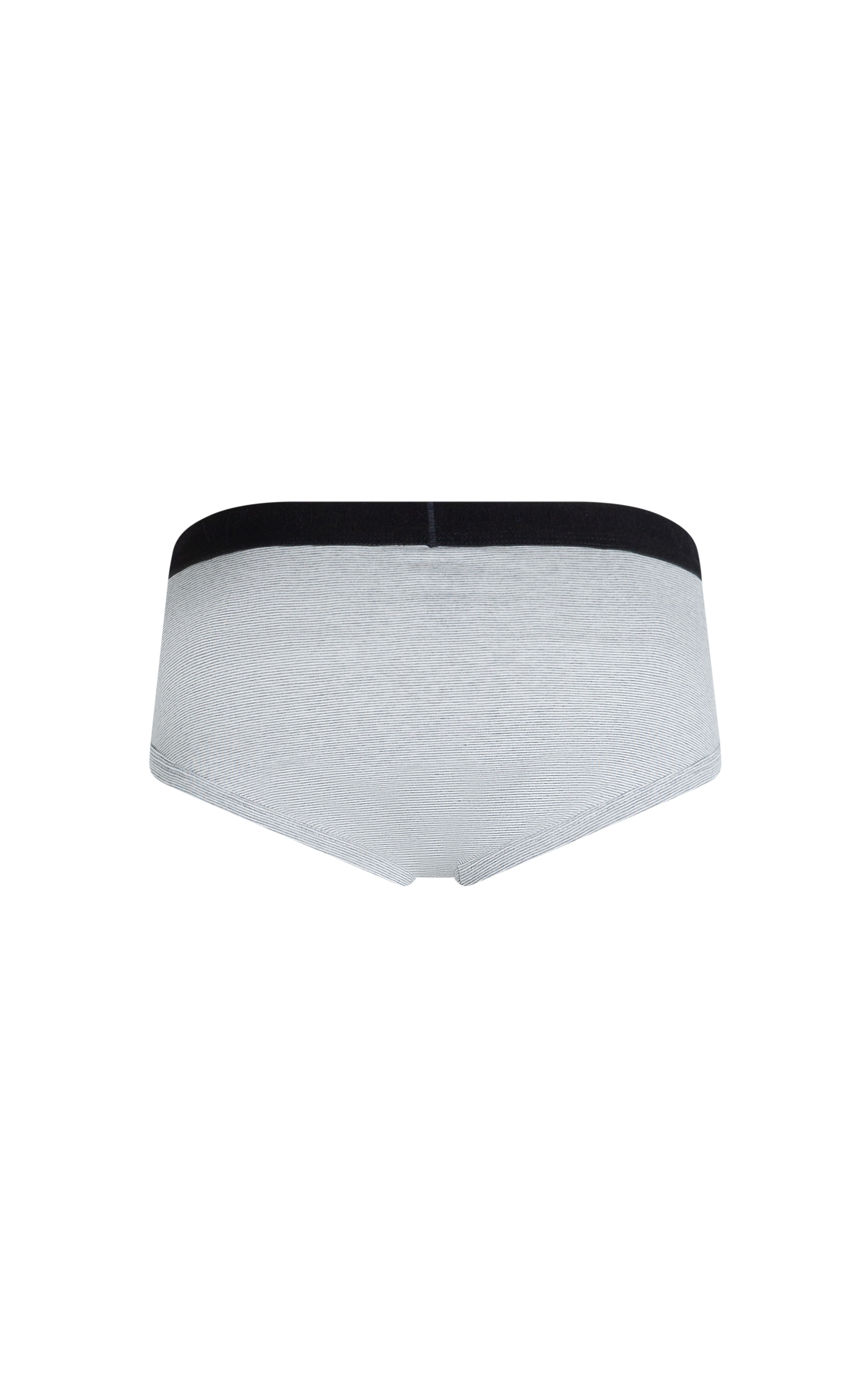 Boxer Curta Stripes Cinza Mescla