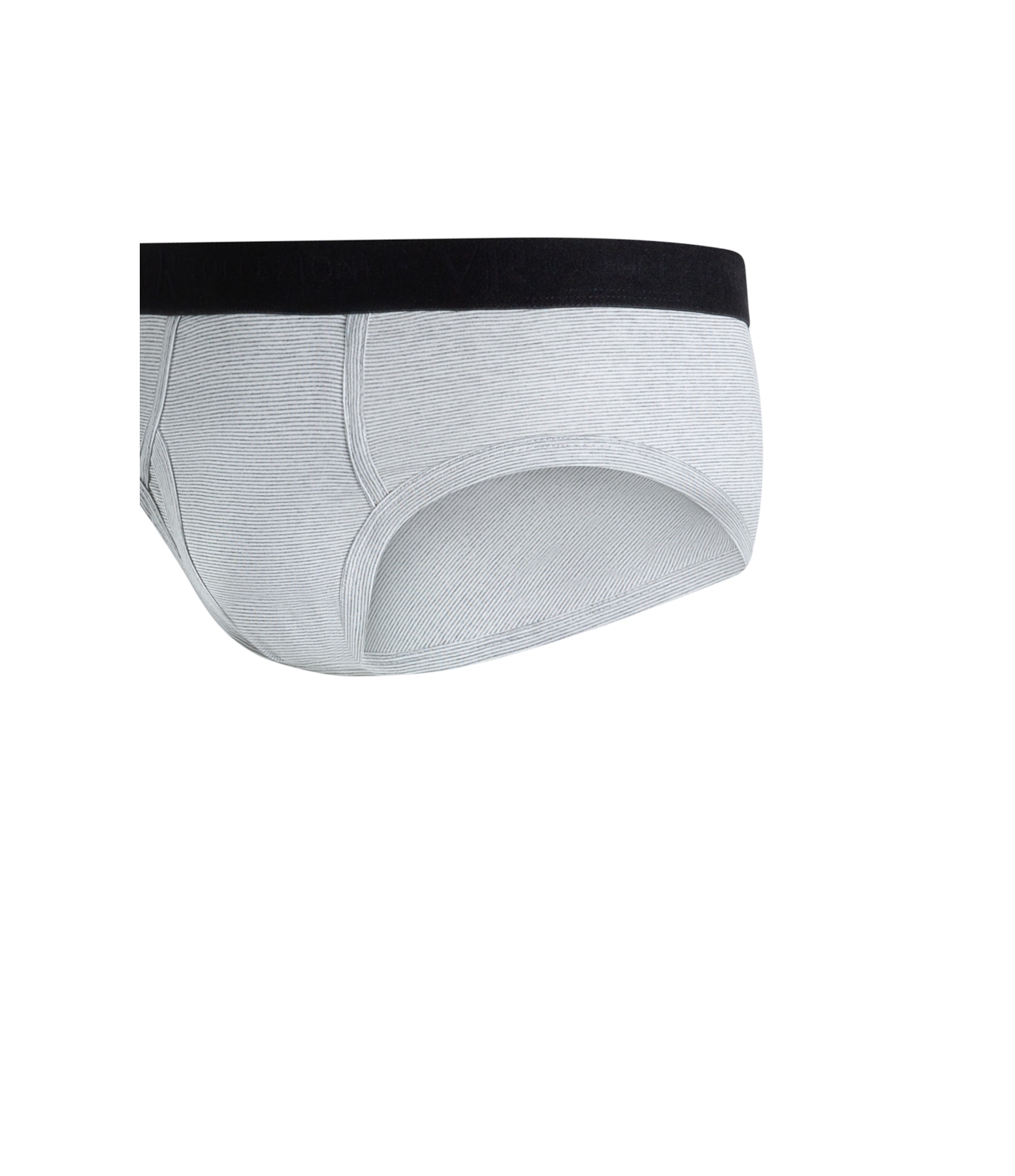 Boxer Curta Stripes Cinza Mescla