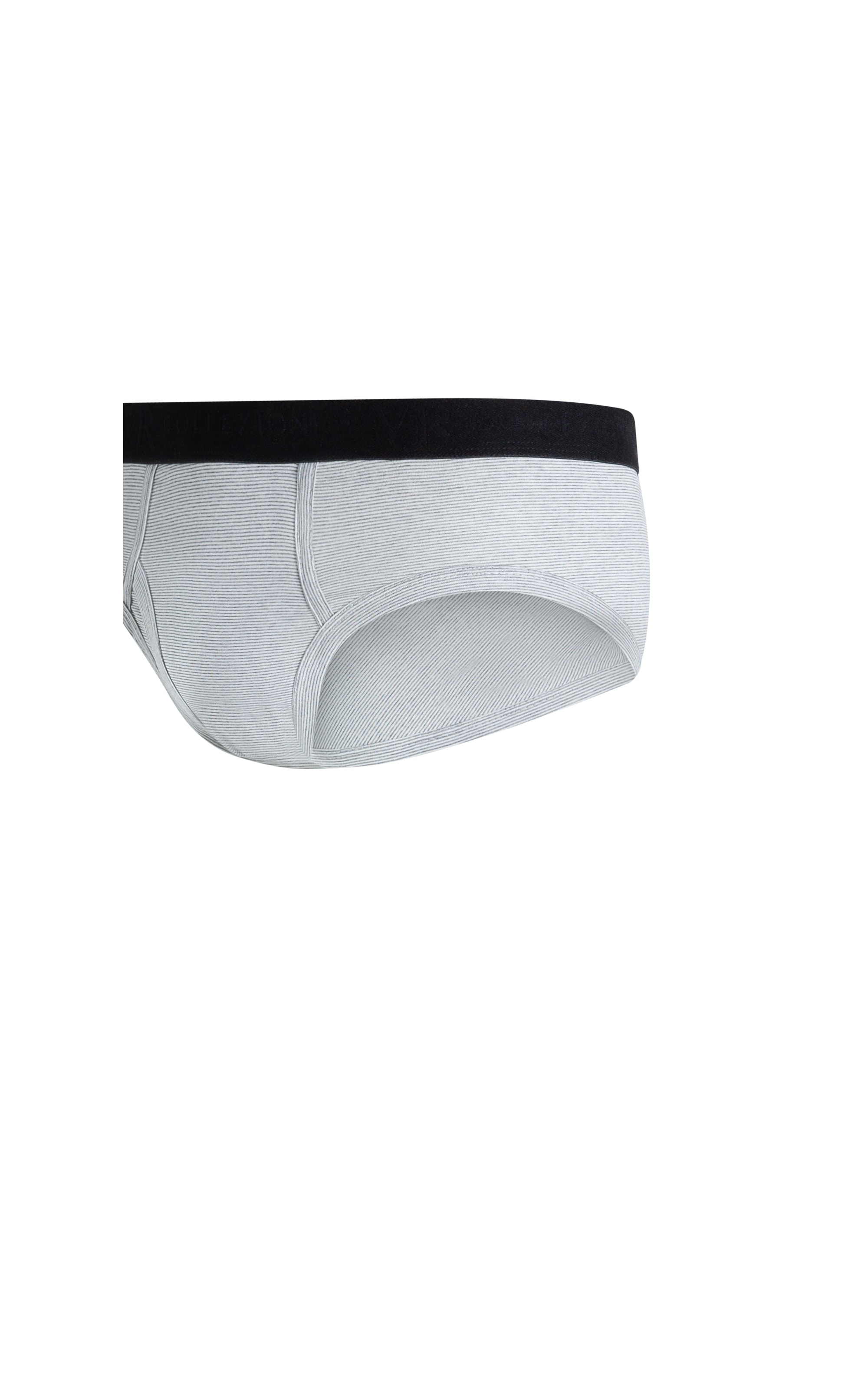 Boxer Curta Stripes Cinza Mescla