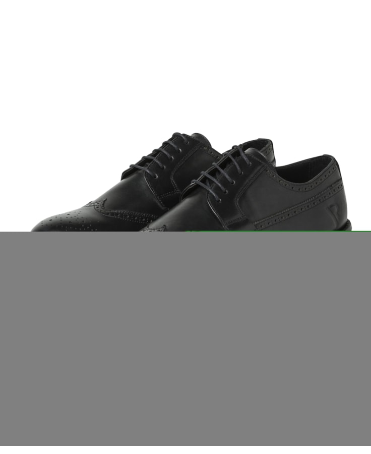 Brogue de Couro Sola Urban Preto