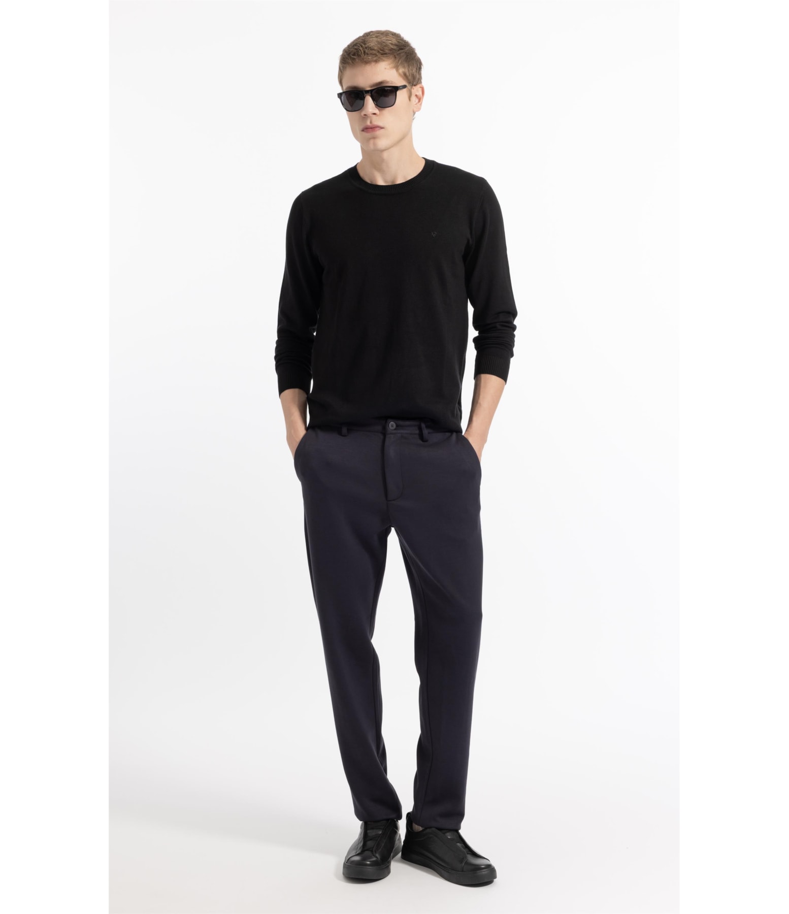 Calca Action Knit Dark Navy