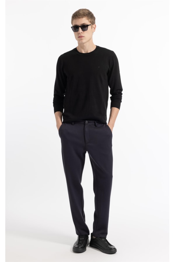 Calca Action Knit Dark Navy