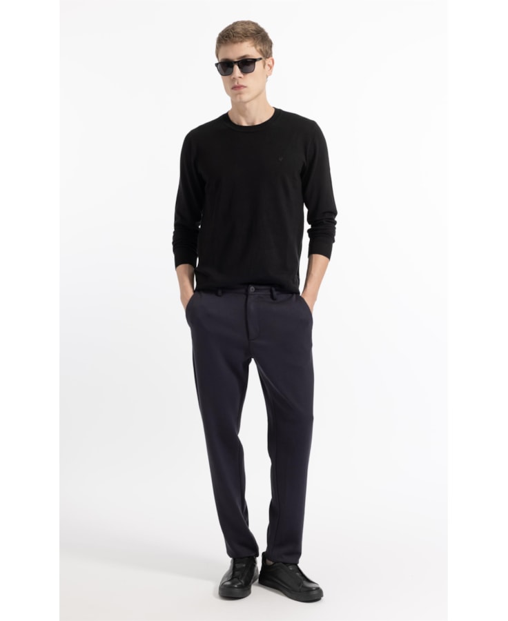 Calca Action Knit Dark Navy