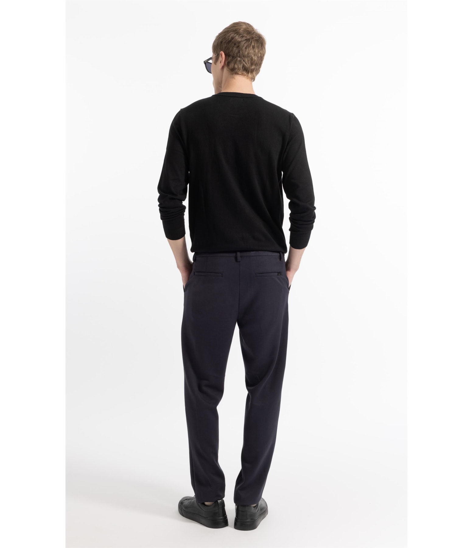 Calca Action Knit Dark Navy