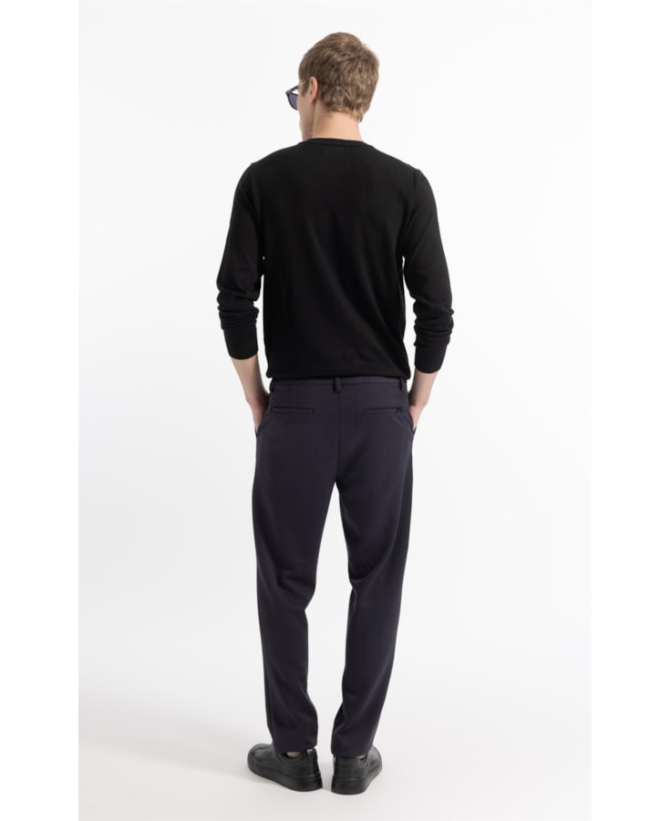 Calca Action Knit Dark Navy