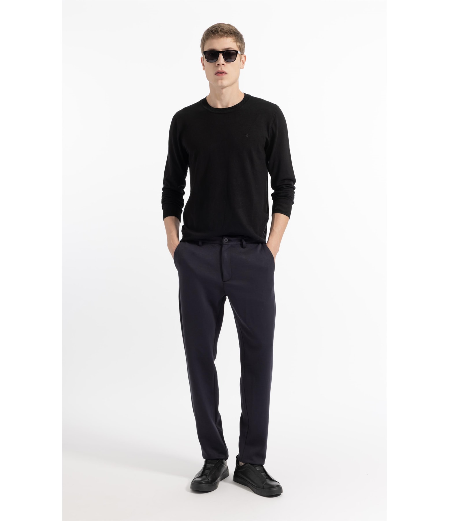 Calca Action Knit Dark Navy