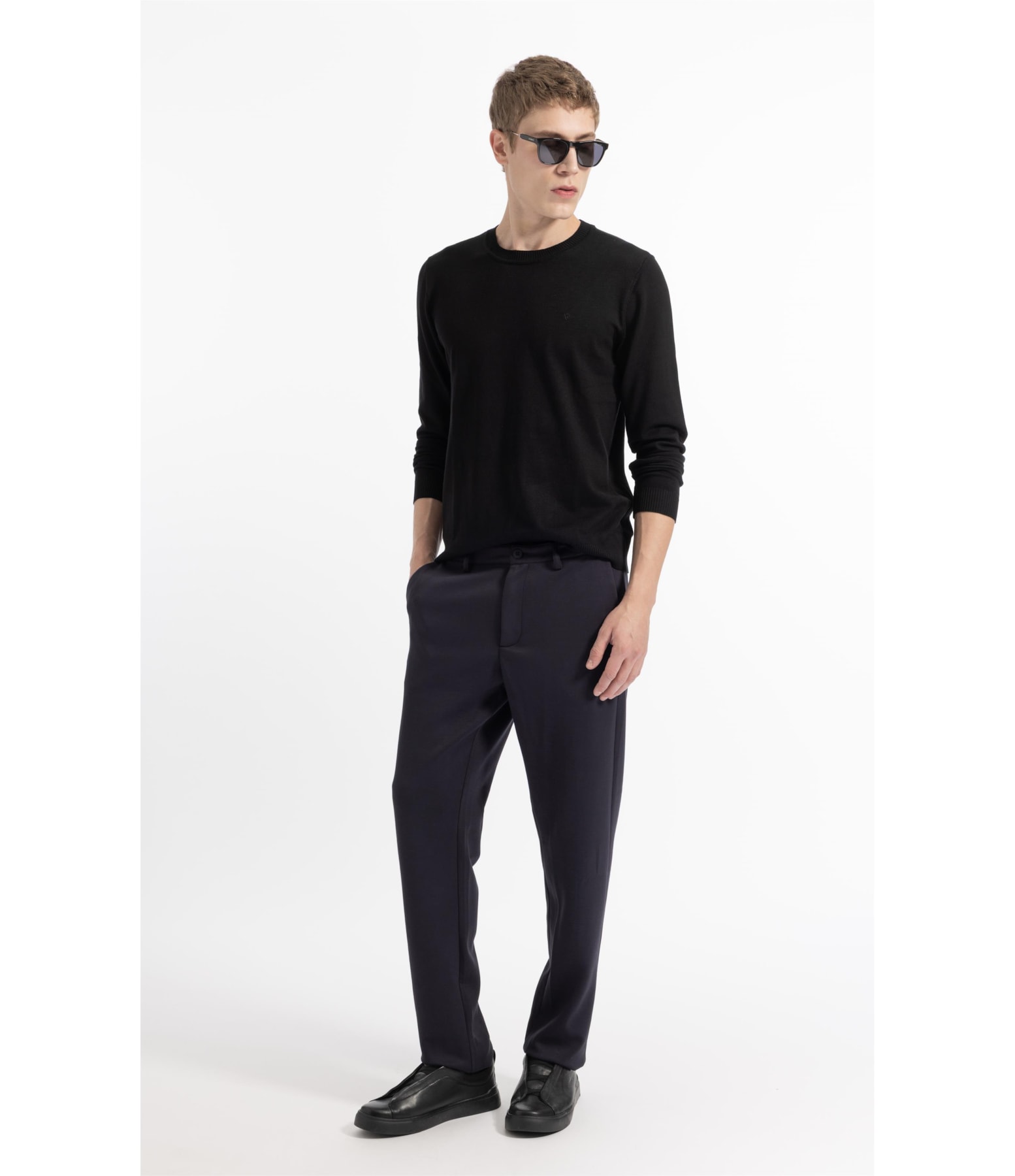 Calca Action Knit Dark Navy