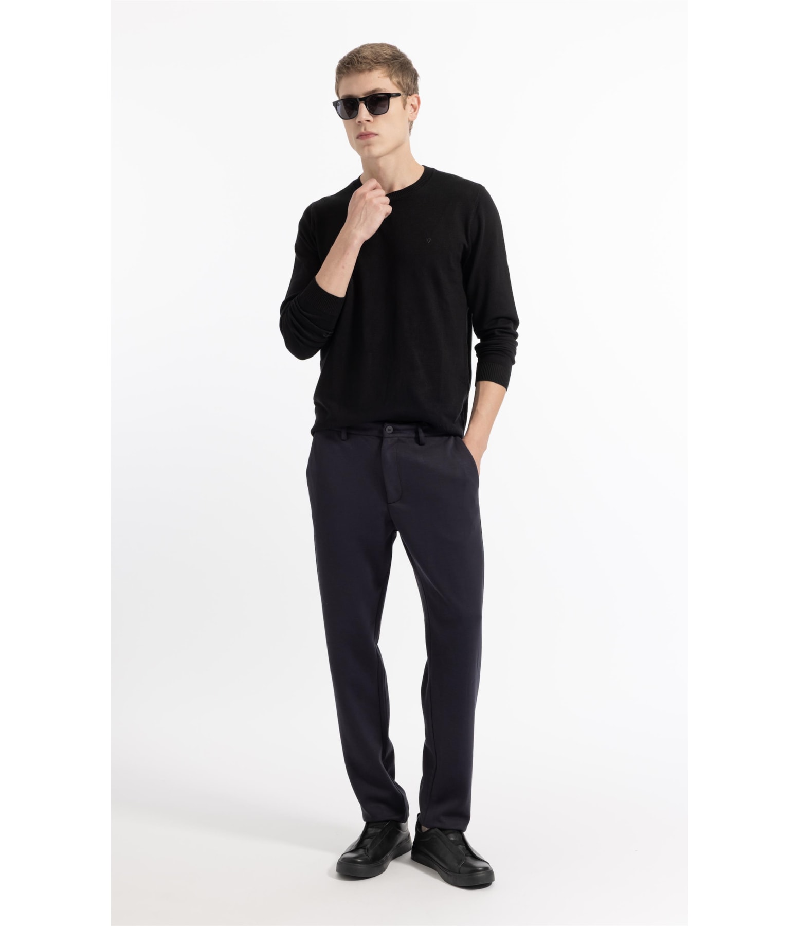 Calca Action Knit Dark Navy