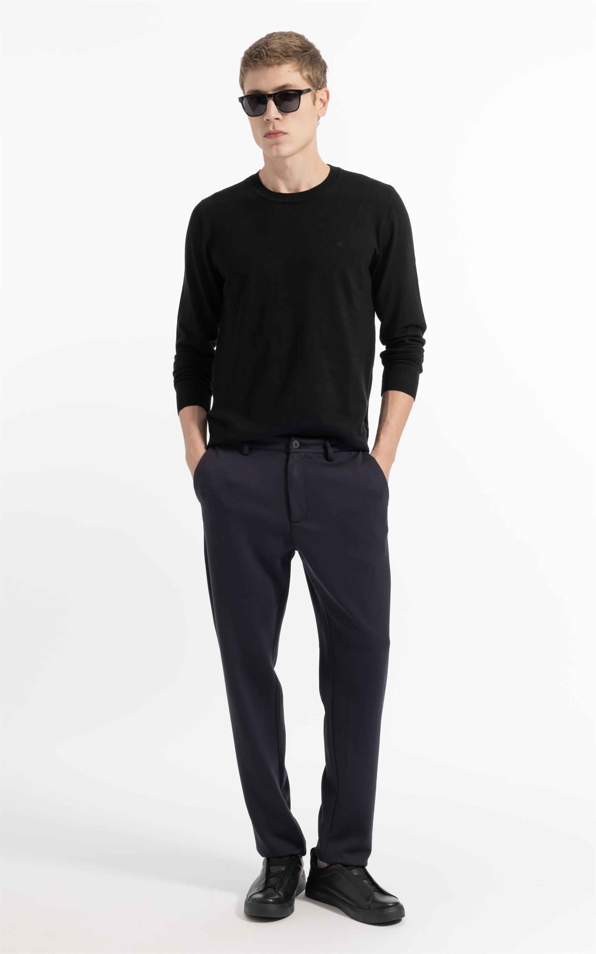 Calca Action Knit Dark Navy