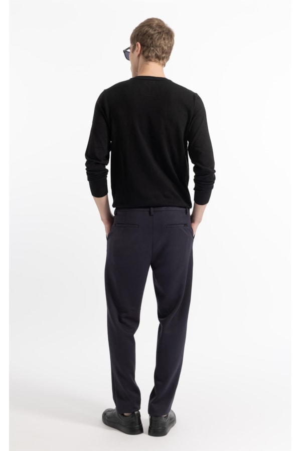 Calca Action Knit Dark Navy