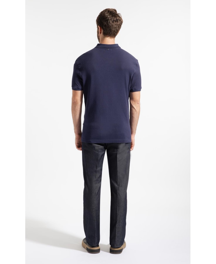 Calça Bardot Tradicional Chino Class Marinho