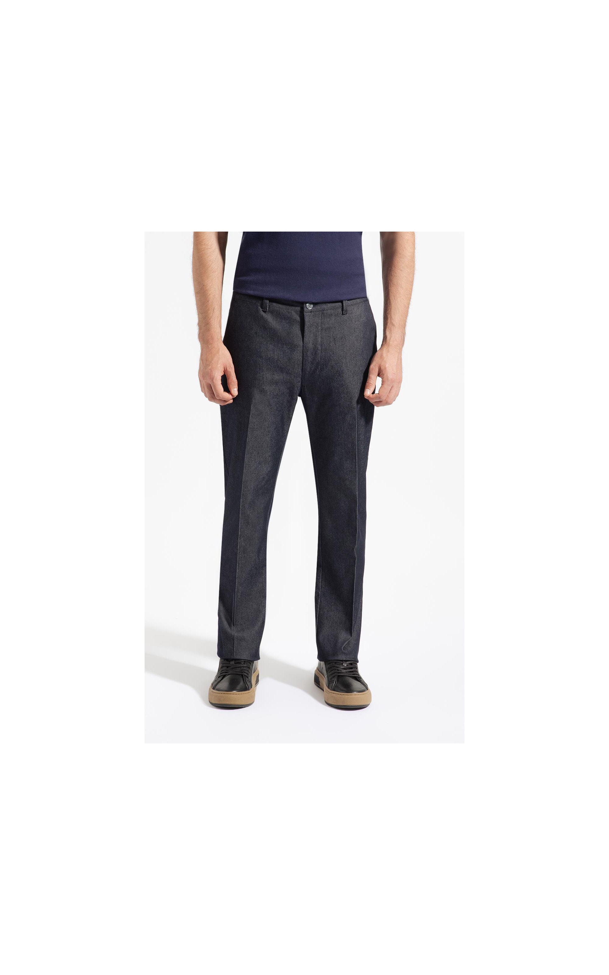 Calça Bardot Tradicional Chino Class Marinho