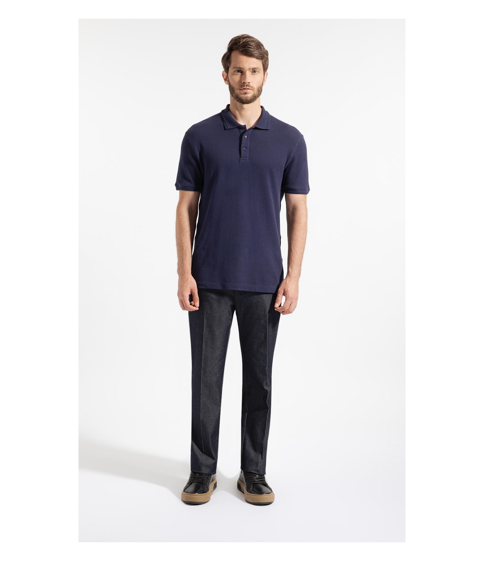 Calça Bardot Tradicional Chino Class Marinho