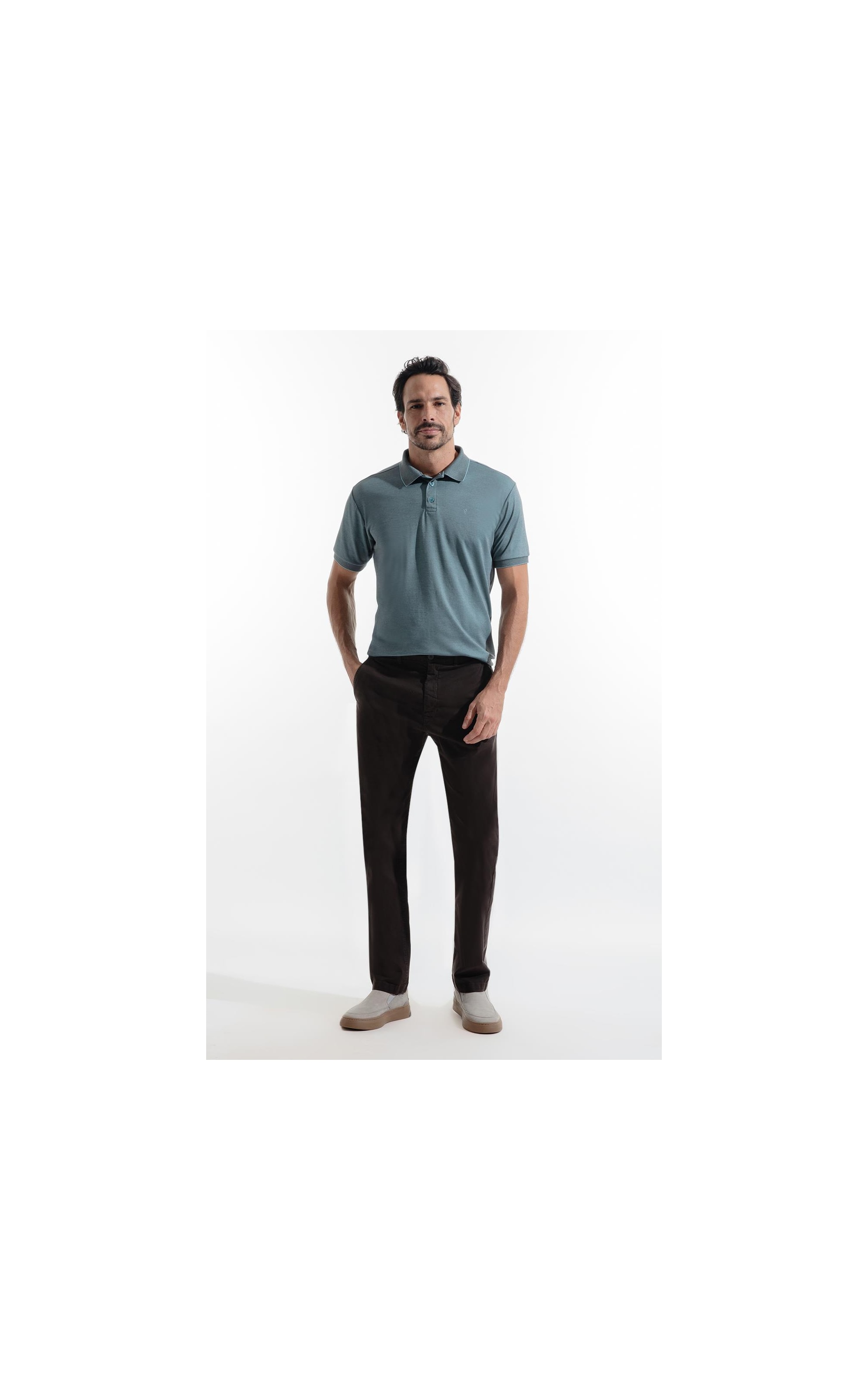 Calça Chino Color Blue Vintage