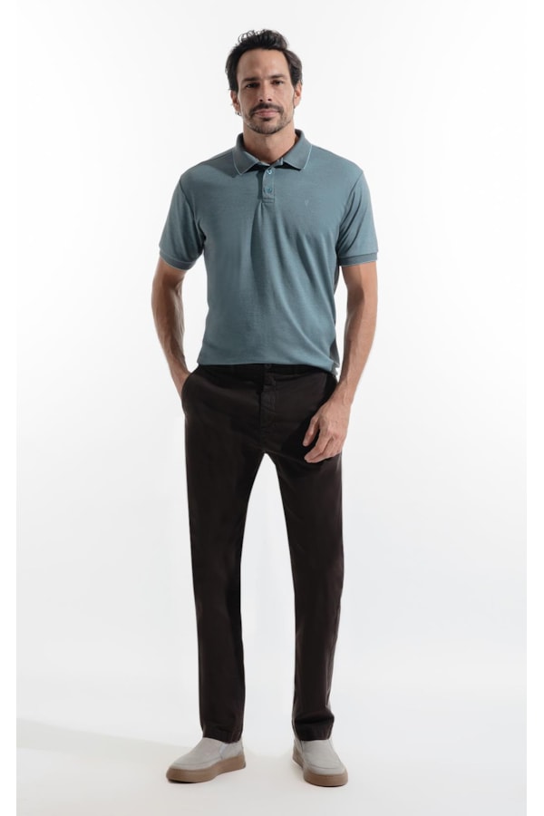 Calça Chino Color Blue Vintage