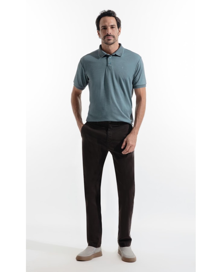 Calça Chino Color Blue Vintage