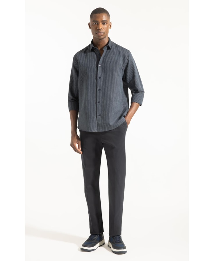 Calça Chino Color Dark Navy