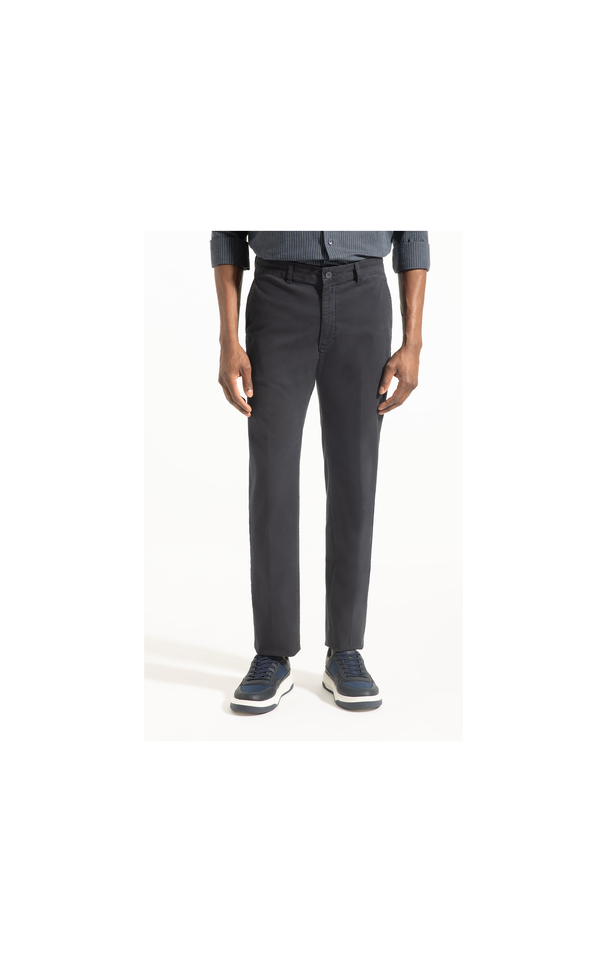 Calça Chino Color Dark Navy