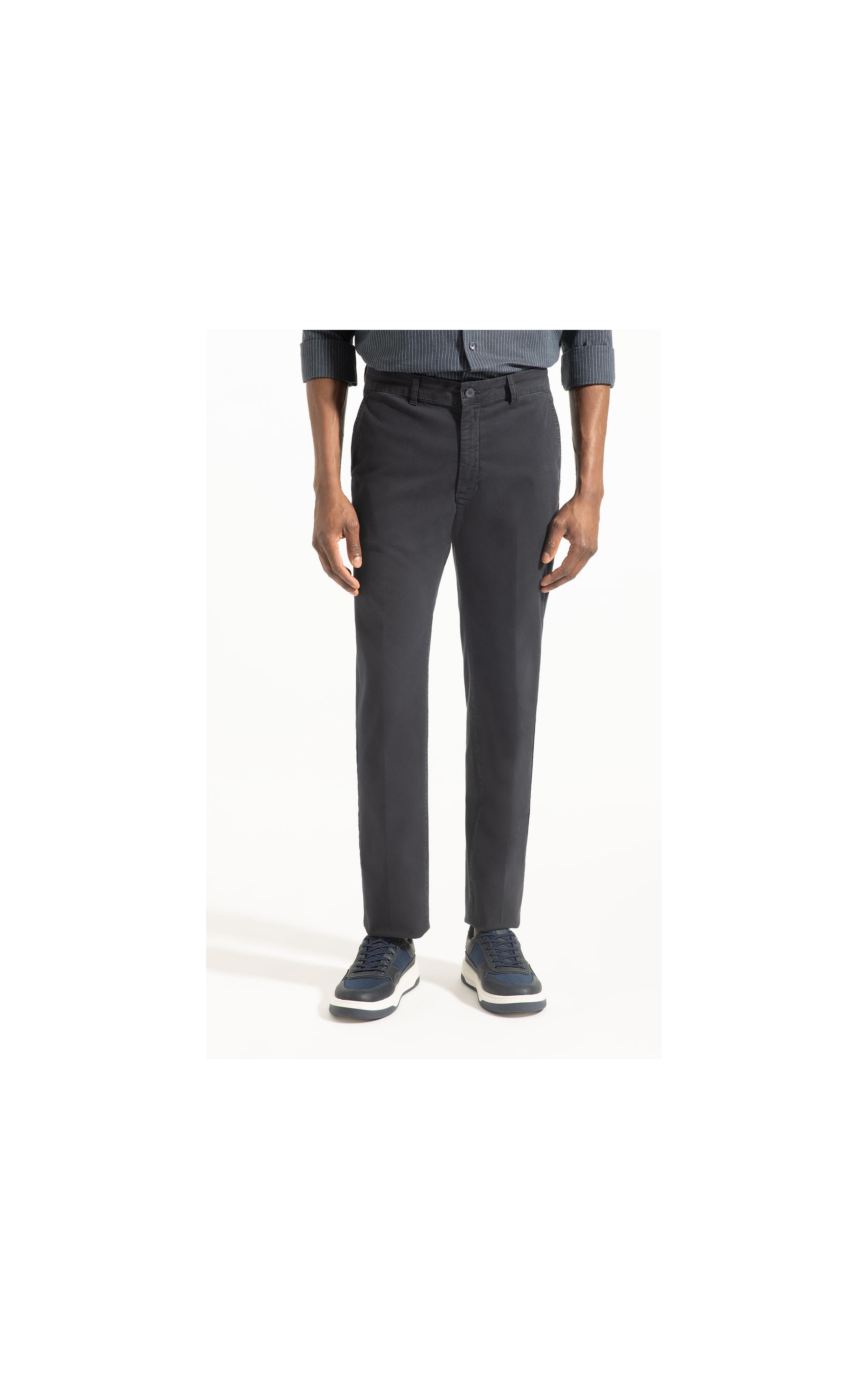 Calça Chino Color Dark Navy