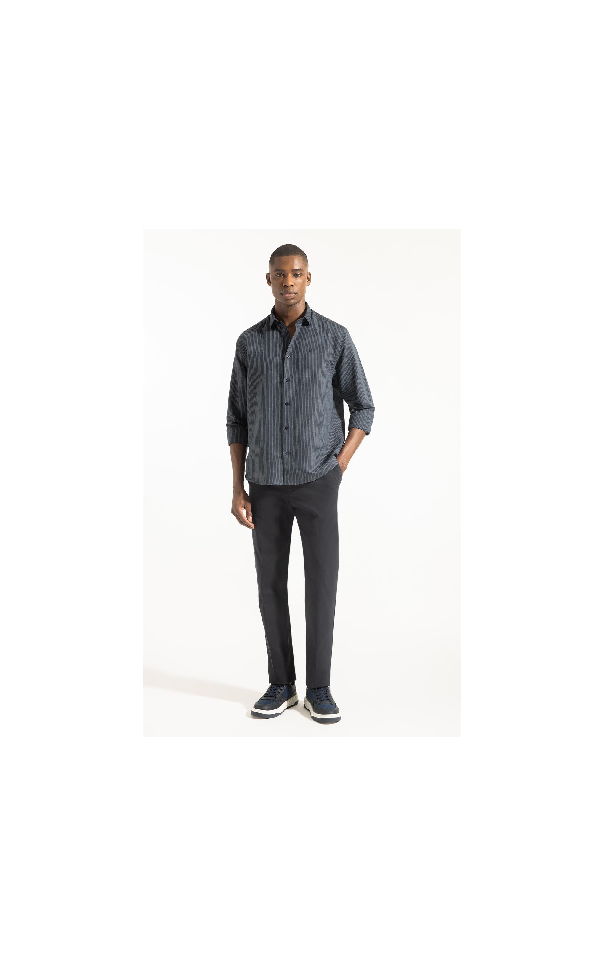 Calça Chino Color Dark Navy