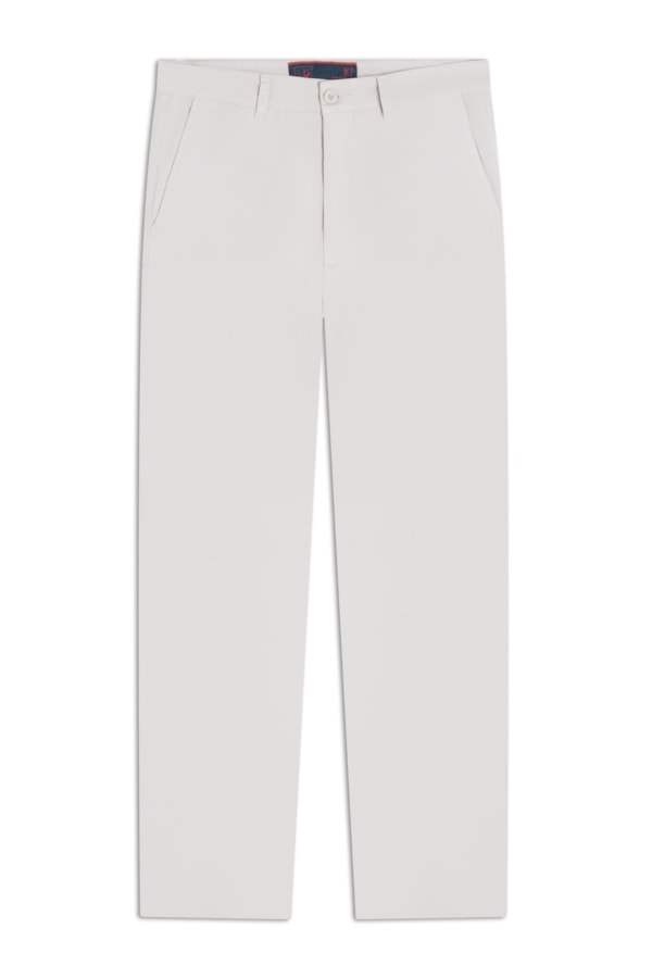 Calça Color Canvas Chino Prata
