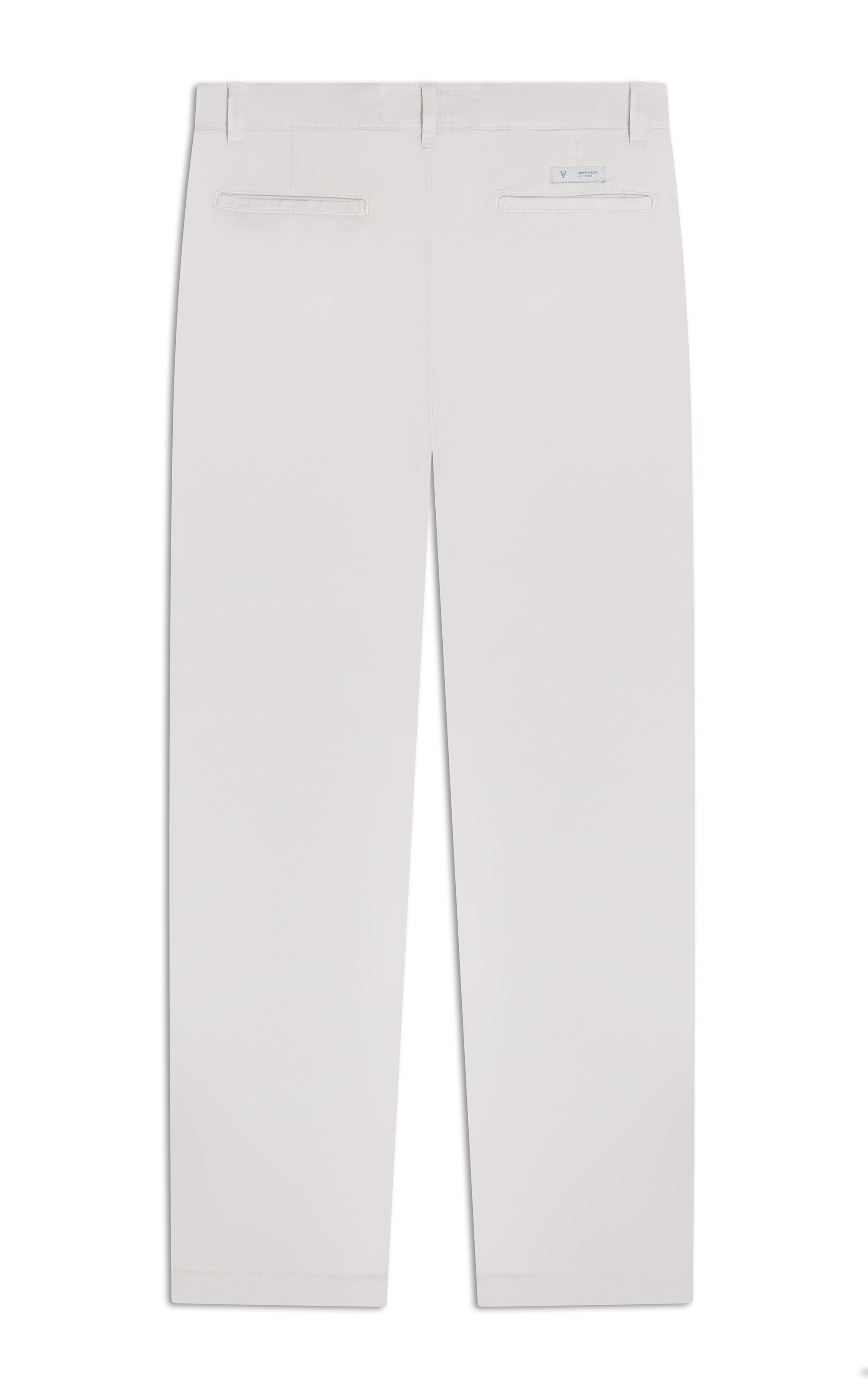 Calça Color Canvas Chino Prata